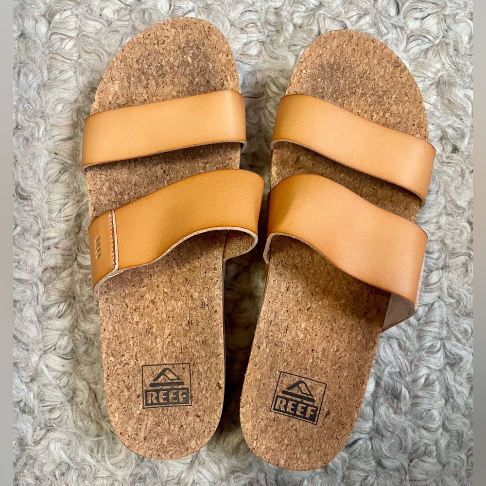 Reef Tan Cork Sandals